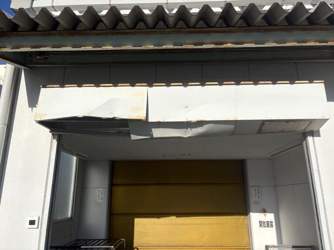 シャッターBOX修繕工事