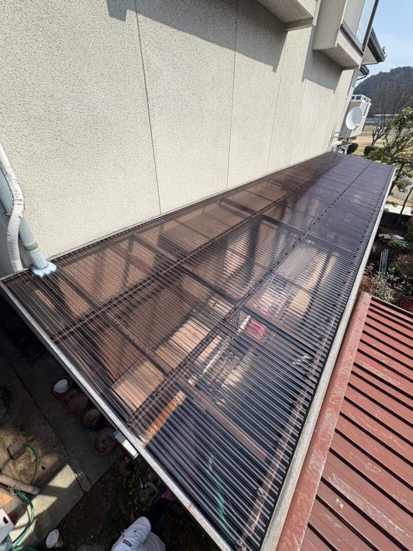 波板ポリカ張り替え工事